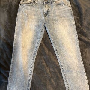 American Eagle Outfitters Men's Light Blue/Wash Straight Jeans